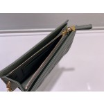 Dior slim DⅠOR CARO woc zipper clutch3102